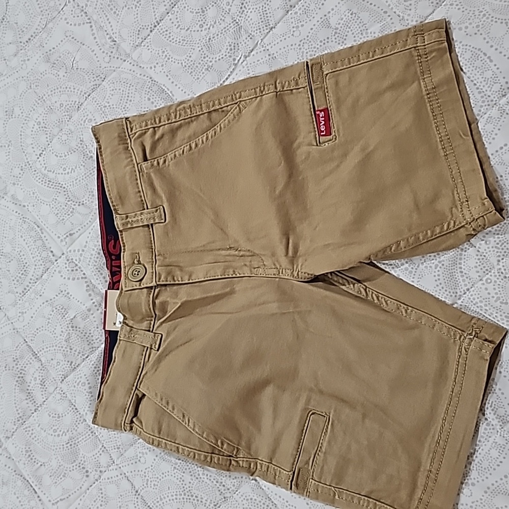Levi's Boys Kahki Cargo Shorts